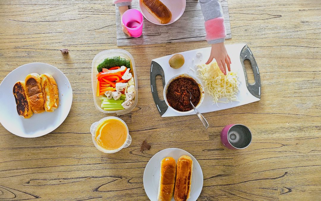 souper en famille partage du repas enfant