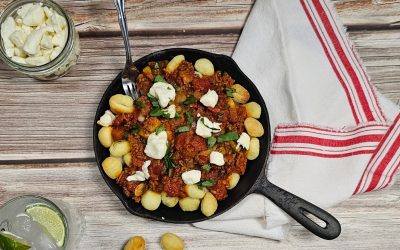 Gnocchis façon poutine italienne