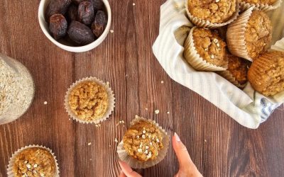 Muffin à l’avoine et à la purée de dattes