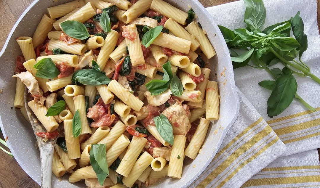 Pâte au fromage Boursin et au poulet