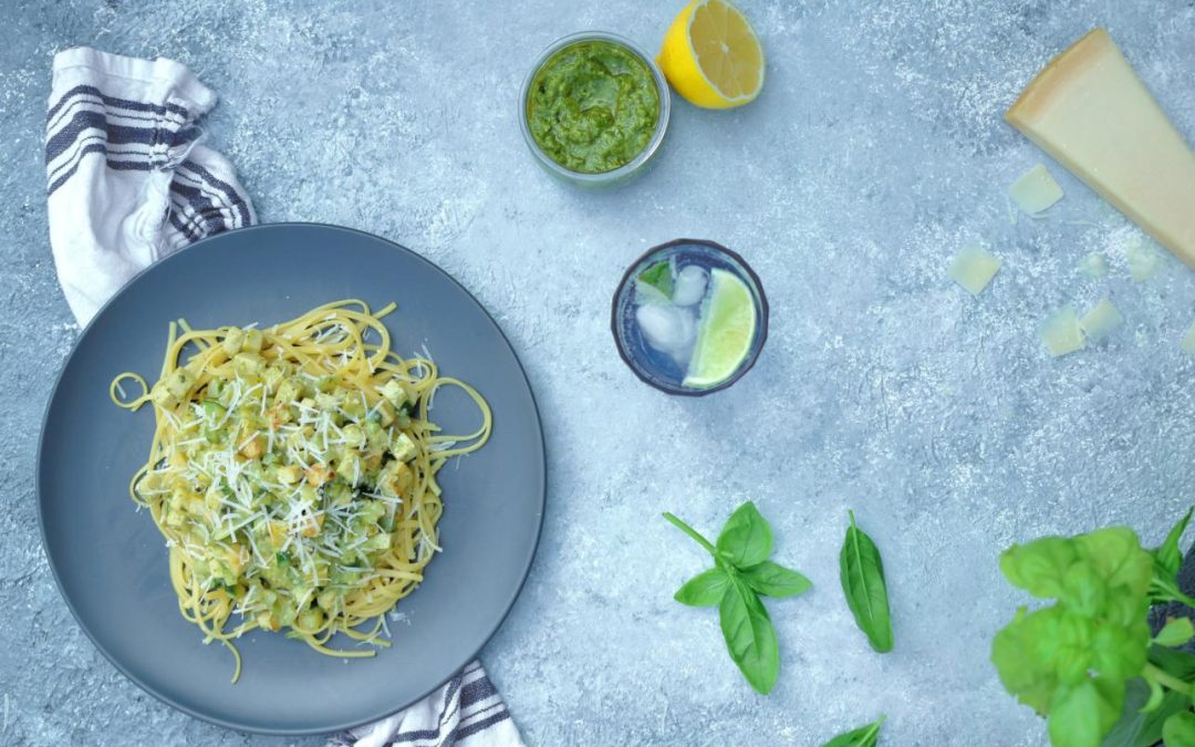 Pâte au pesto et au tofu